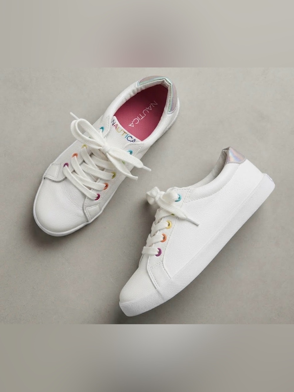 Nautica | Shite Lace-up Shoes | 3